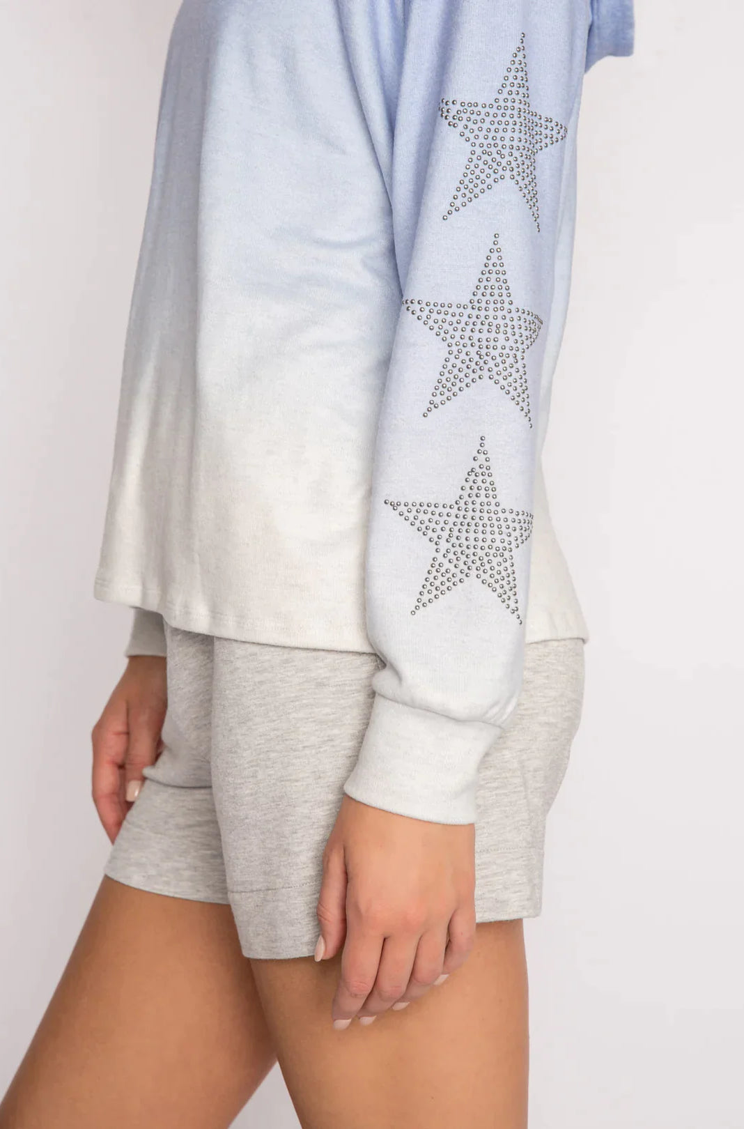 PJ Salvage Blue Ombre Goddess Star Hoodie Hoodie by PJ Salvage as seen on celebrities
