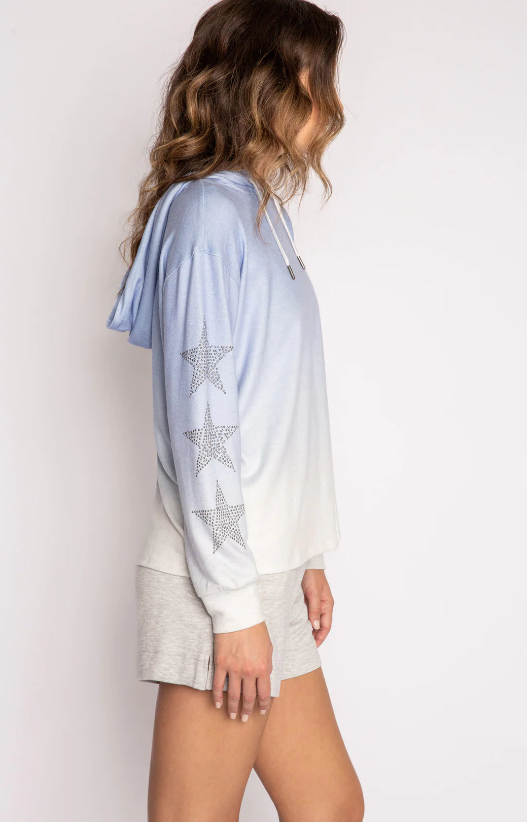 PJ Salvage Blue Ombre Goddess Star Hoodie Hoodie by PJ Salvage as seen on celebrities