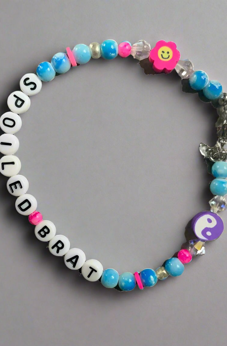 Rad & Refined Spoiled Brat Beaded Bracelet Anklet by Rad and Refined as seen on celebrities