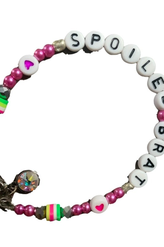 Rad & Refined Spoiled Brat Beaded Bracelet Anklet by Rad and Refined as seen on celebrities