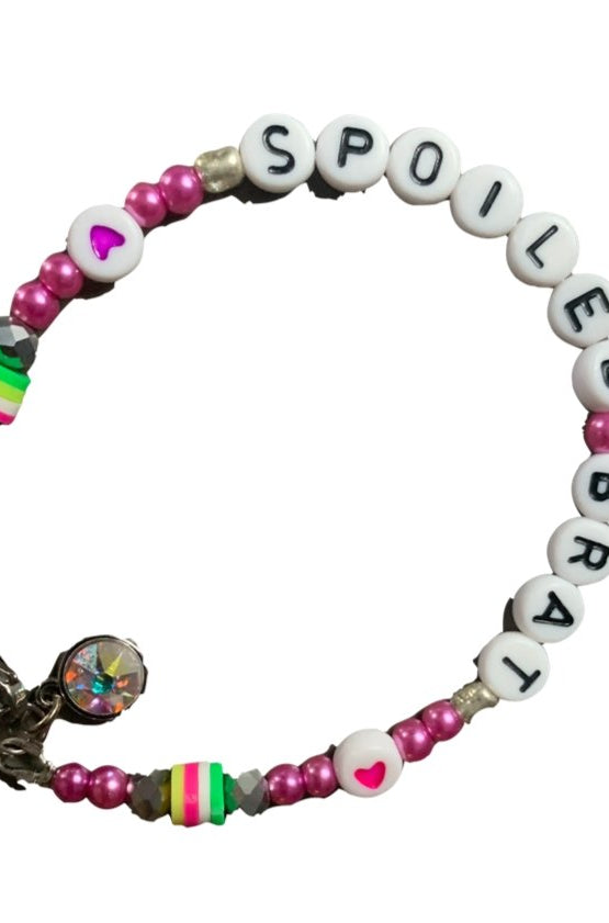 Rad & Refined Spoiled Brat Beaded Bracelet Anklet by Rad and Refined as seen on celebrities