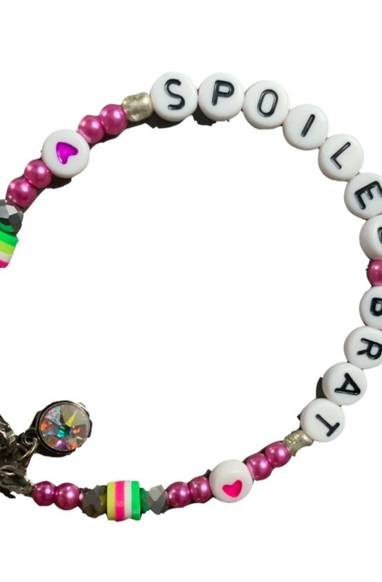 Rad & Refined Spoiled Brat Beaded Bracelet Anklet by Rad and Refined as seen on celebrities