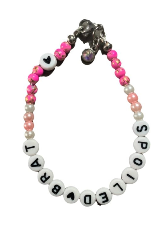 Rad & Refined Spoiled Brat Beaded Bracelet Anklet by Rad and Refined as seen on celebrities