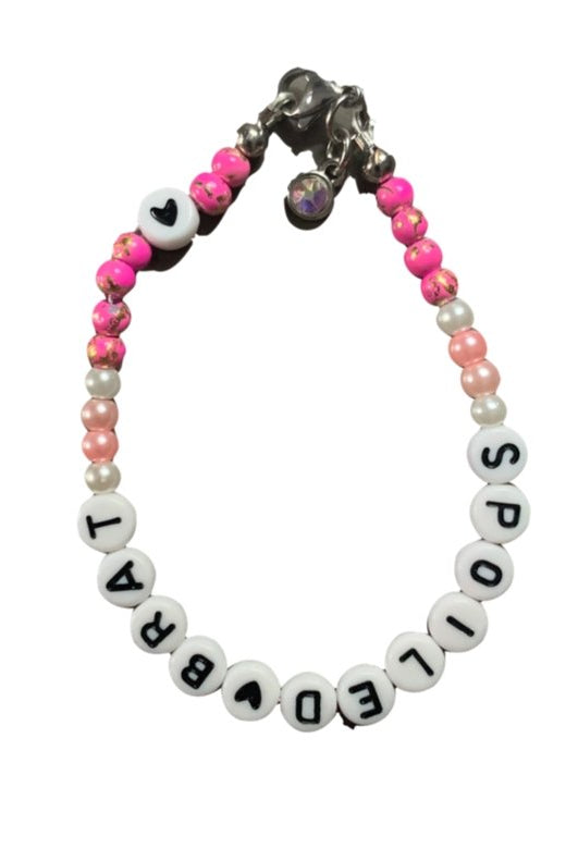 Rad & Refined Spoiled Brat Beaded Bracelet Anklet by Rad and Refined as seen on celebrities