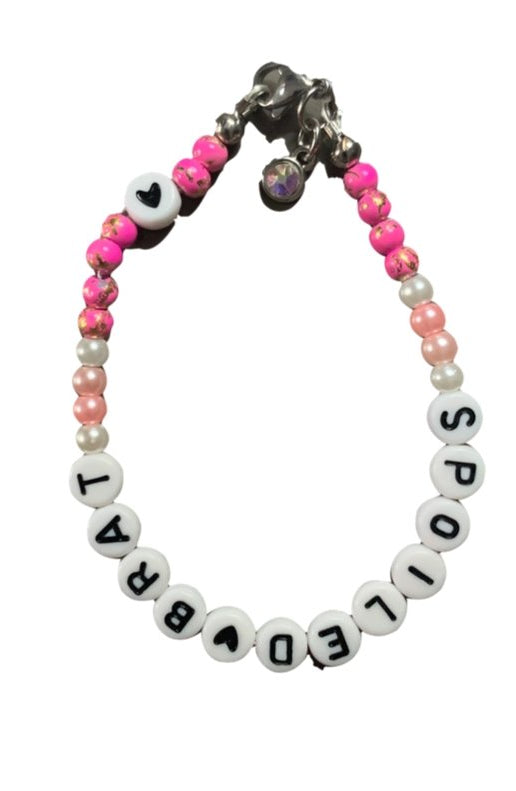 Rad & Refined Spoiled Brat Beaded Bracelet Anklet by Rad and Refined as seen on celebrities