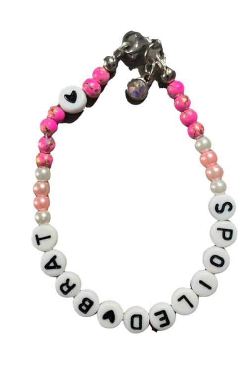 Rad & Refined Spoiled Brat Beaded Bracelet Anklet by Rad and Refined as seen on celebrities