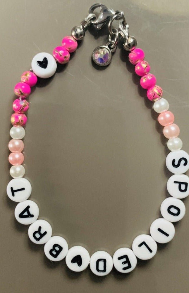 Rad & Refined Spoiled Brat Beaded Bracelet Anklet by Rad and Refined as seen on celebrities