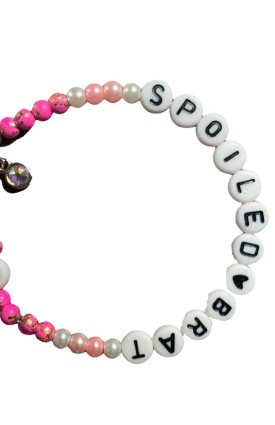Rad & Refined Spoiled Brat Beaded Bracelet Anklet by Rad and Refined as seen on celebrities