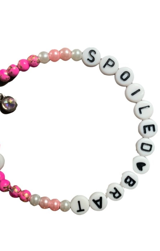 Rad & Refined Spoiled Brat Beaded Bracelet Anklet by Rad and Refined as seen on celebrities