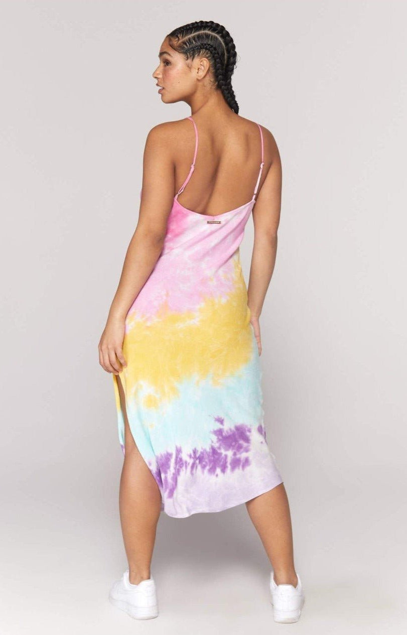 Spiritual Gangster Tie Dye Slip Maxi Dress Maxi Dress by Spiritual Gangster as seen on celebrities