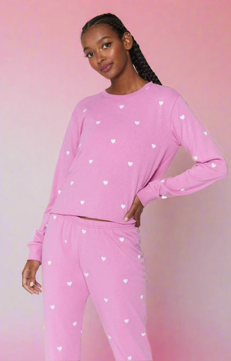 Spiritual Gangster Heart Crop Sweatshirt Sweater by Spiritual Gangster as seen on celebrities