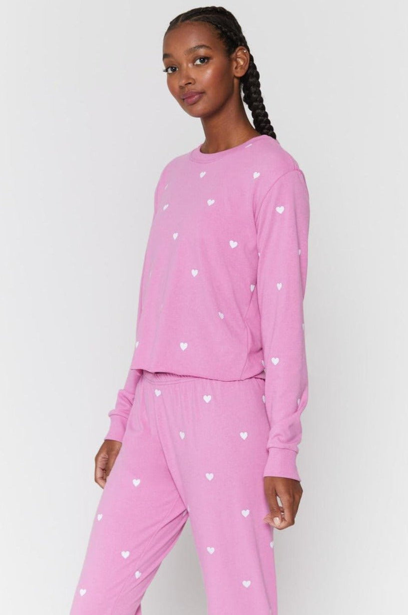 Spiritual Gangster Heart Crop Sweatshirt Sweater by Spiritual Gangster as seen on celebrities