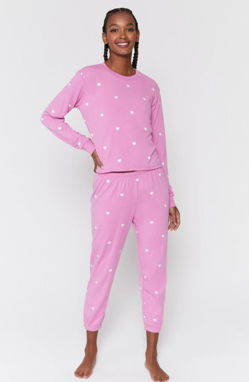 Spiritual Gangster Heart Crop Sweatshirt Sweater by Spiritual Gangster as seen on celebrities