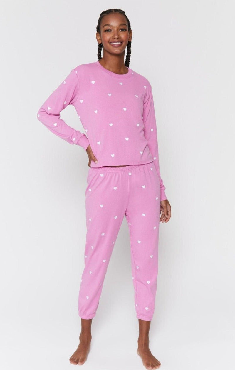 Spiritual Gangster Heart Crop Sweatshirt Sweater by Spiritual Gangster as seen on celebrities