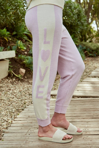 Shop Spiritual Gangster Love Sweater Knit Jogger - Premium Sweatpants from Spiritual Gangster Online now at Spoiled Brat 