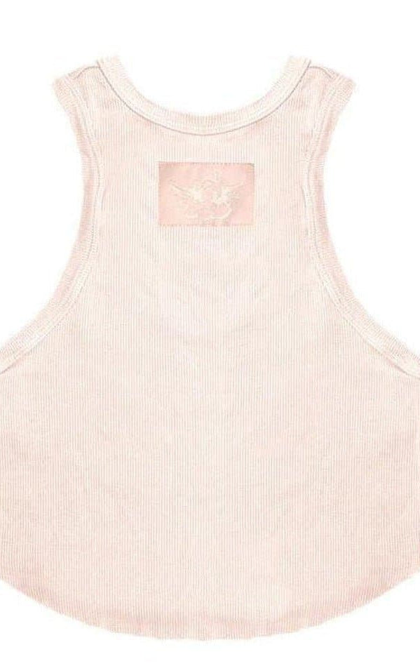 Shop Boys Lie Boys Lie Rose Pink Ribbed Tank Top Vest Top for women – premium loungewear and festival fashion at Spoiled Brat