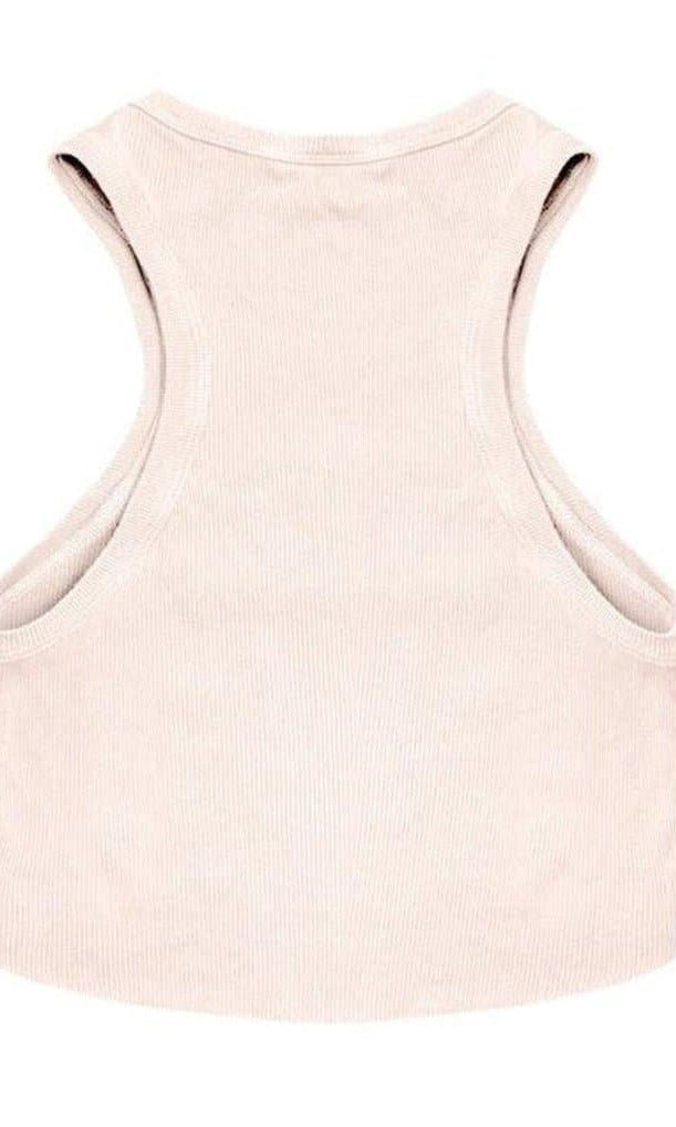Shop Boys Lie Boys Lie Rose Pink Ribbed Tank Top Vest Top for women – premium loungewear and festival fashion at Spoiled Brat