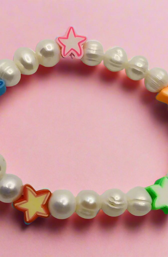 Shop Bracha Bracha All Fun Star Pearl Bracelet Bracelet for women – premium loungewear and festival fashion at Spoiled Brat