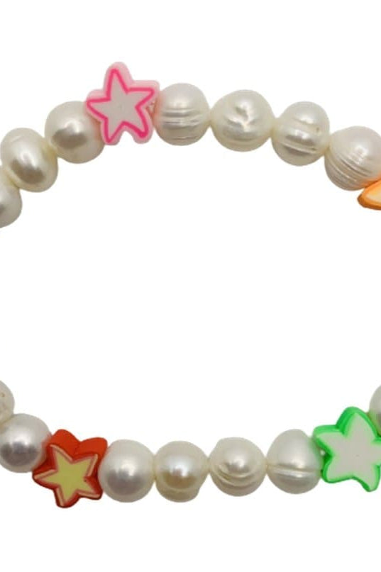 Shop Bracha Bracha All Fun Star Pearl Bracelet Bracelet for women – premium loungewear and festival fashion at Spoiled Brat
