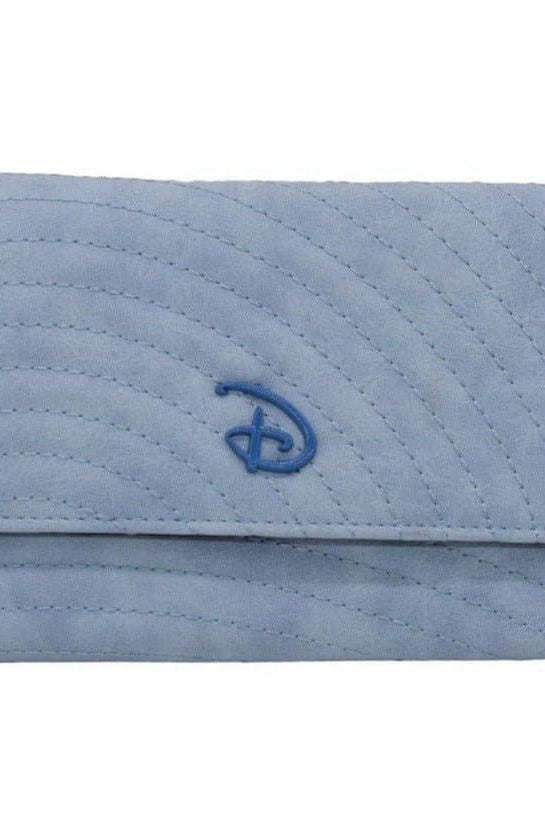 Shop Buckle Down Products Buckle Down Disney Logo Sky Blue Fold Over Wallet Wallet for women – premium loungewear and festival fashion at Spoiled Brat