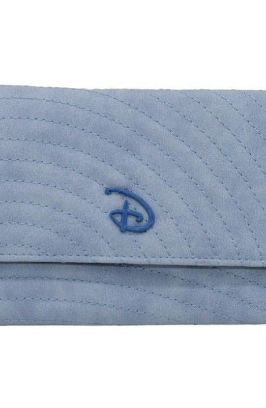 Shop Buckle Down Products Buckle Down Disney Logo Sky Blue Fold Over Wallet Wallet for women – premium loungewear and festival fashion at Spoiled Brat