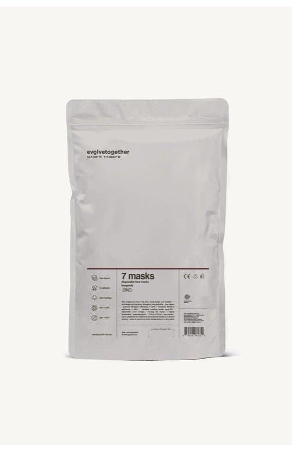 Shop Evolve Together Evolve Together 7 Day Alberta Burgundy Face Masks Face Mask for women – premium loungewear and festival fashion at Spoiled Brat