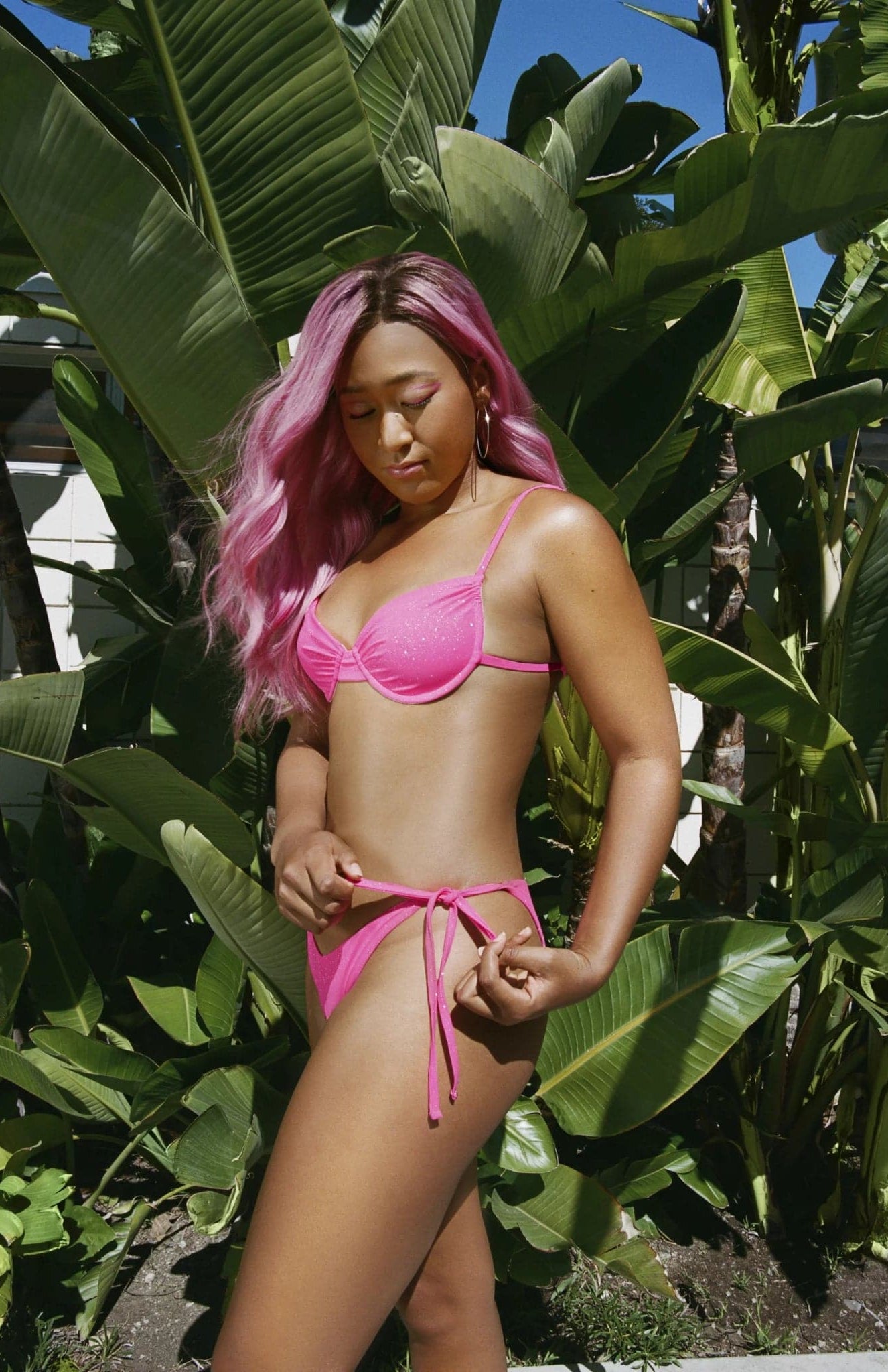 Shop Frankies Bikinis Frankies Bikinis Maggie Underwire Glitter Bikini Top in Cosmos Bikini Top for women – premium loungewear and festival fashion at Spoiled Brat