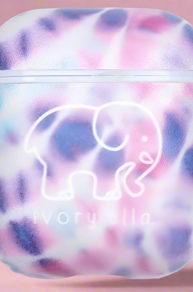 Shop Ivory Ella Ivory Ella Pastel Ripple Airpod Case Tech Accessories for women – premium loungewear and festival fashion at Spoiled Brat