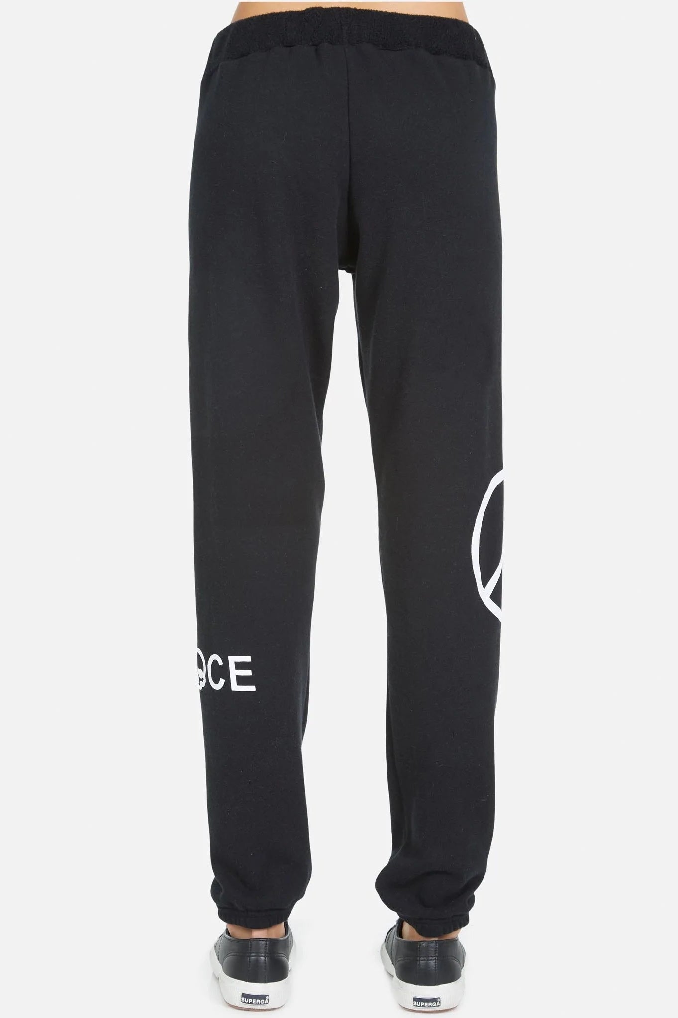 Shop Lauren Moshi Lauren Moshi Gia Skull Peace Hand Jogger Pants Jogging Pants for women – premium loungewear and festival fashion at Spoiled Brat