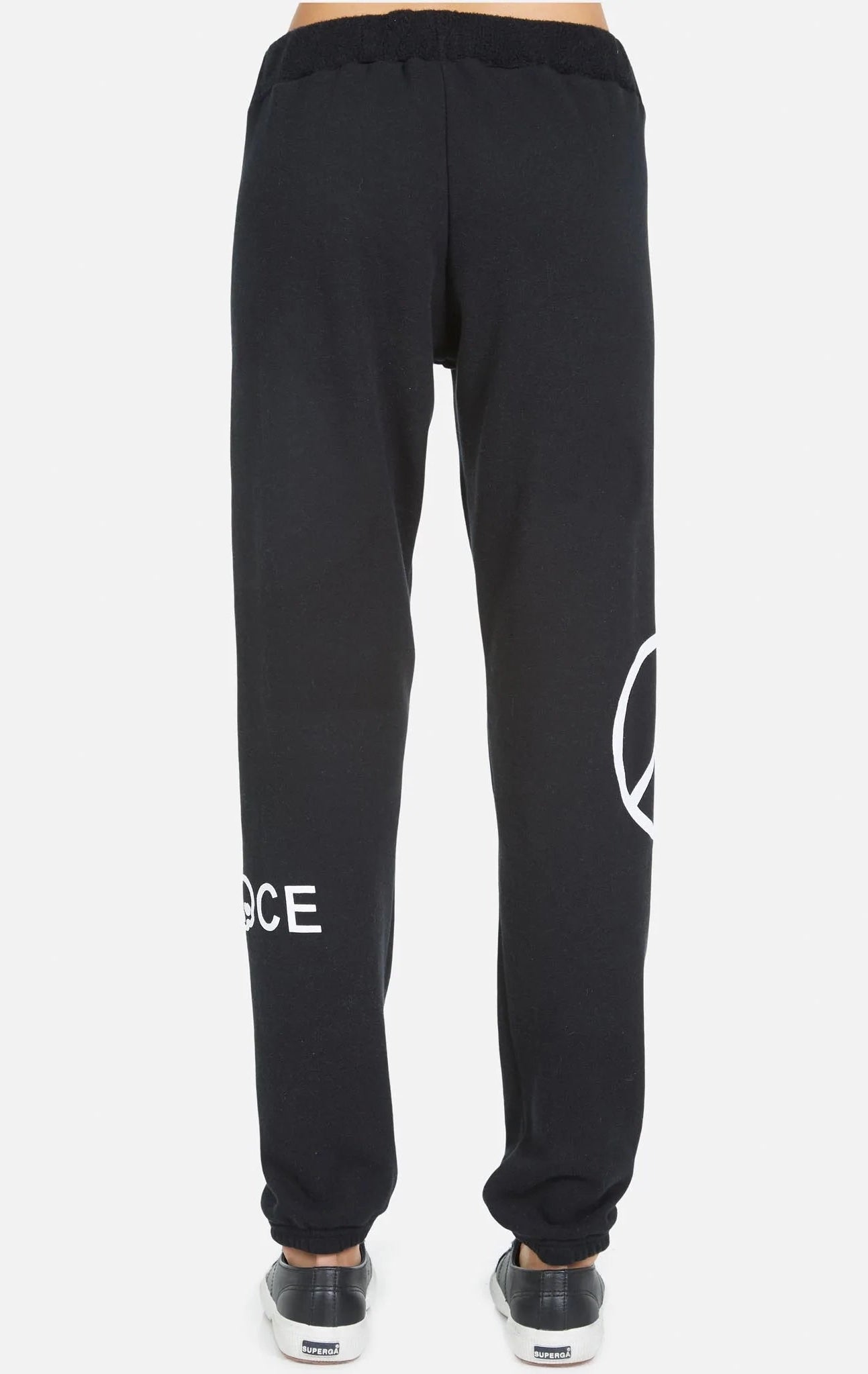 Shop Lauren Moshi Lauren Moshi Gia Skull Peace Hand Jogger Pants Jogging Pants for women – premium loungewear and festival fashion at Spoiled Brat