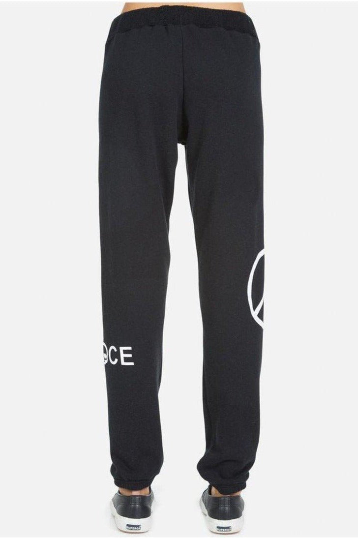 Shop Lauren Moshi Lauren Moshi Gia Skull Peace Hand Jogger Pants Jogging Pants for women – premium loungewear and festival fashion at Spoiled Brat