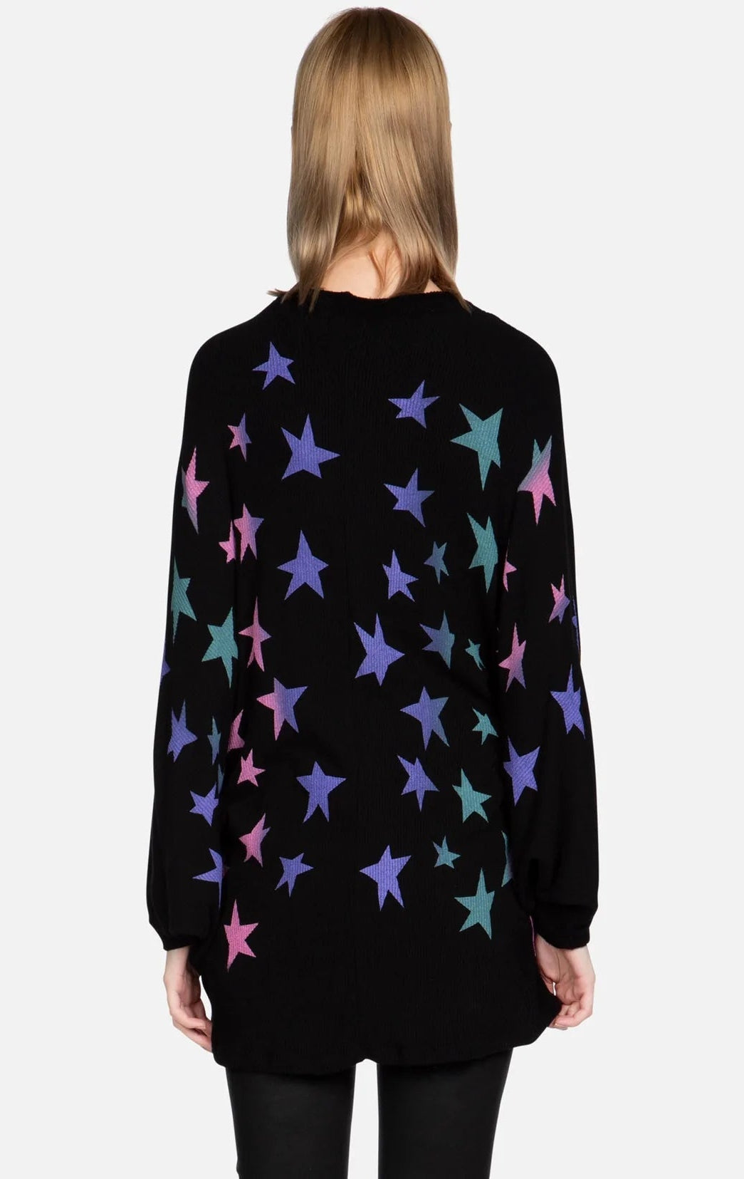 Shop Lauren Moshi Lauren Moshi Isla Ombre Stars Wrap Cardigan Wrap Cardigan for women – premium loungewear and festival fashion at Spoiled Brat