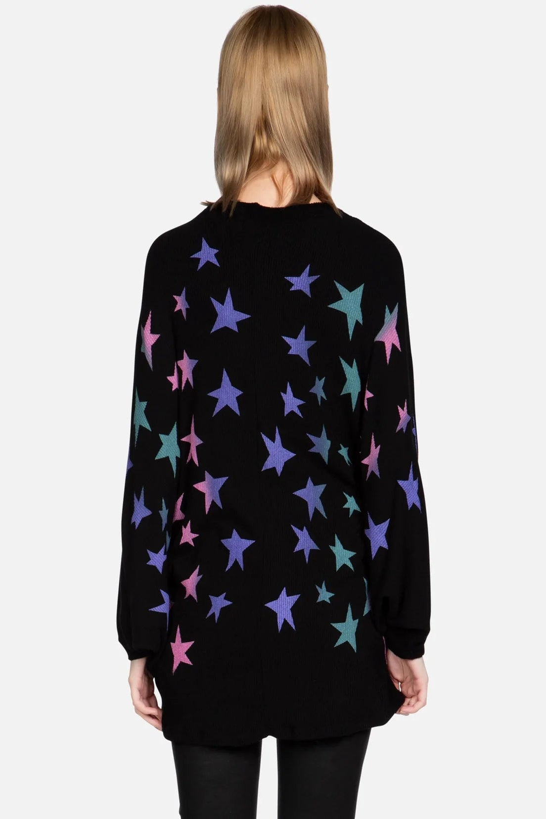 Shop Lauren Moshi Lauren Moshi Isla Ombre Stars Wrap Cardigan Wrap Cardigan for women – premium loungewear and festival fashion at Spoiled Brat