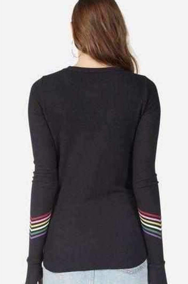 Shop Lauren Moshi Lauren Moshi Mckinley Neon Signs Thermal Top Long Sleeved Top for women – premium loungewear and festival fashion at Spoiled Brat