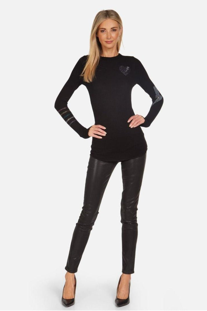 Shop Lauren Moshi Lauren Moshi McKinley Rays of Love Thermal Top Long Sleeved Top for women – premium loungewear and festival fashion at Spoiled Brat