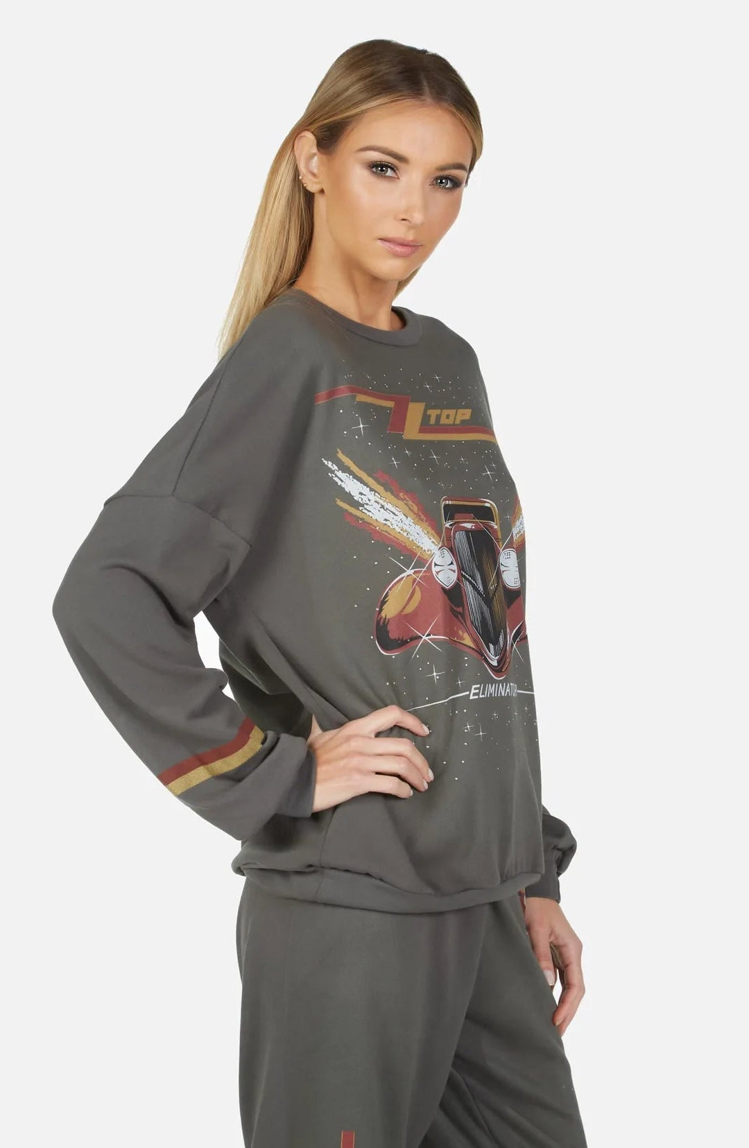 Shop Lauren Moshi Lauren Moshi Sierra ZZ Top Eliminator Boyfriend Pullover Sweater for women – premium loungewear and festival fashion at Spoiled Brat