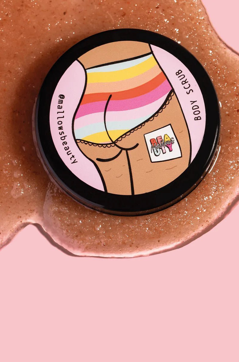 Shop Mallows Beauty Mallows Beauty Watermelon Pink Himalayan Body Scrub Beauty Kit for women – premium loungewear and festival fashion at Spoiled Brat