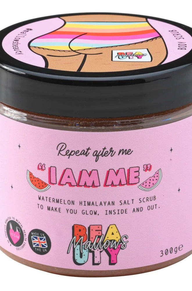 Shop Mallows Beauty Mallows Beauty Watermelon Pink Himalayan Body Scrub Beauty Kit for women – premium loungewear and festival fashion at Spoiled Brat