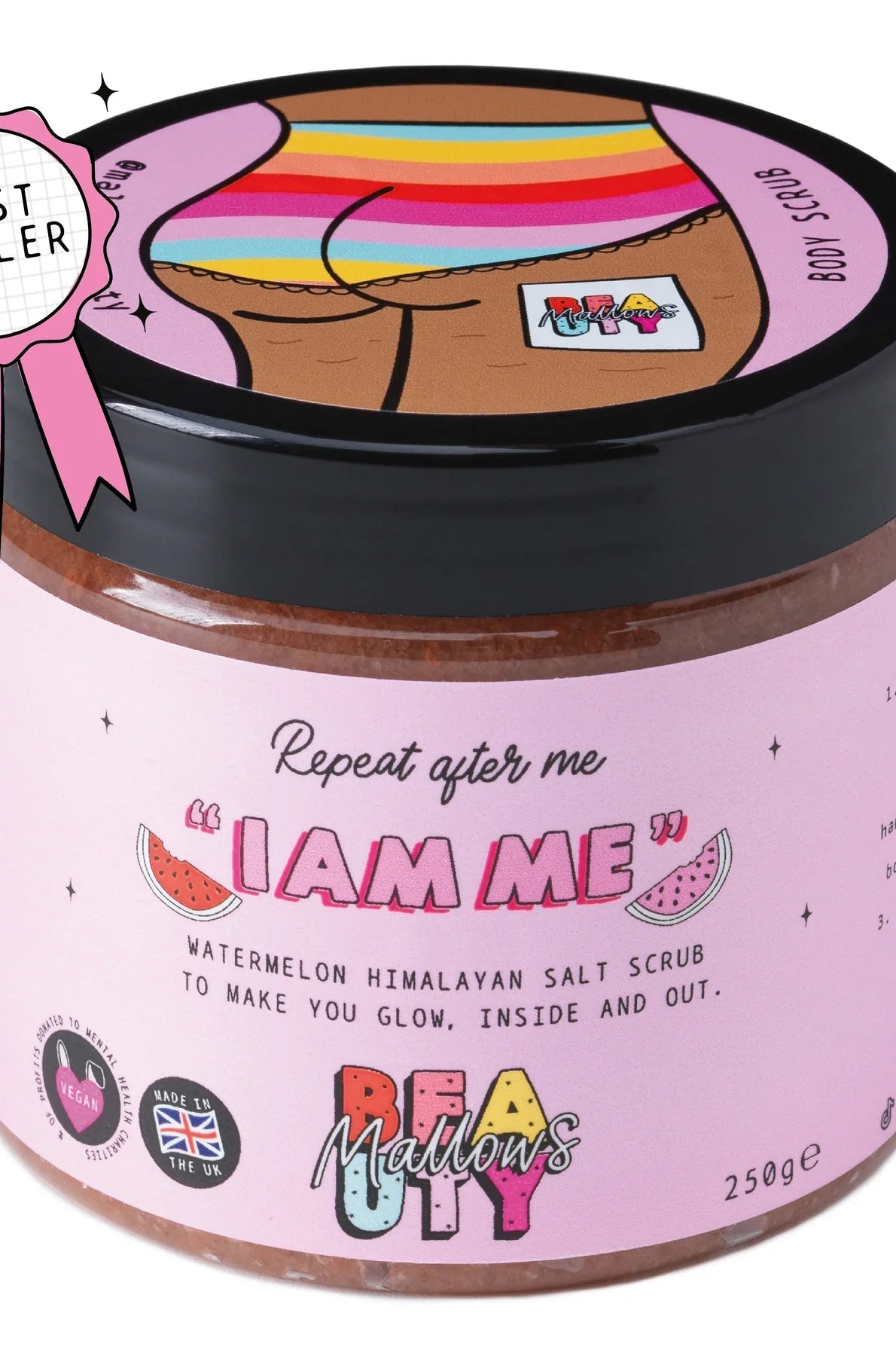 Shop Mallows Beauty Mallows Beauty Watermelon Pink Himalayan Body Scrub Beauty Kit for women – premium loungewear and festival fashion at Spoiled Brat