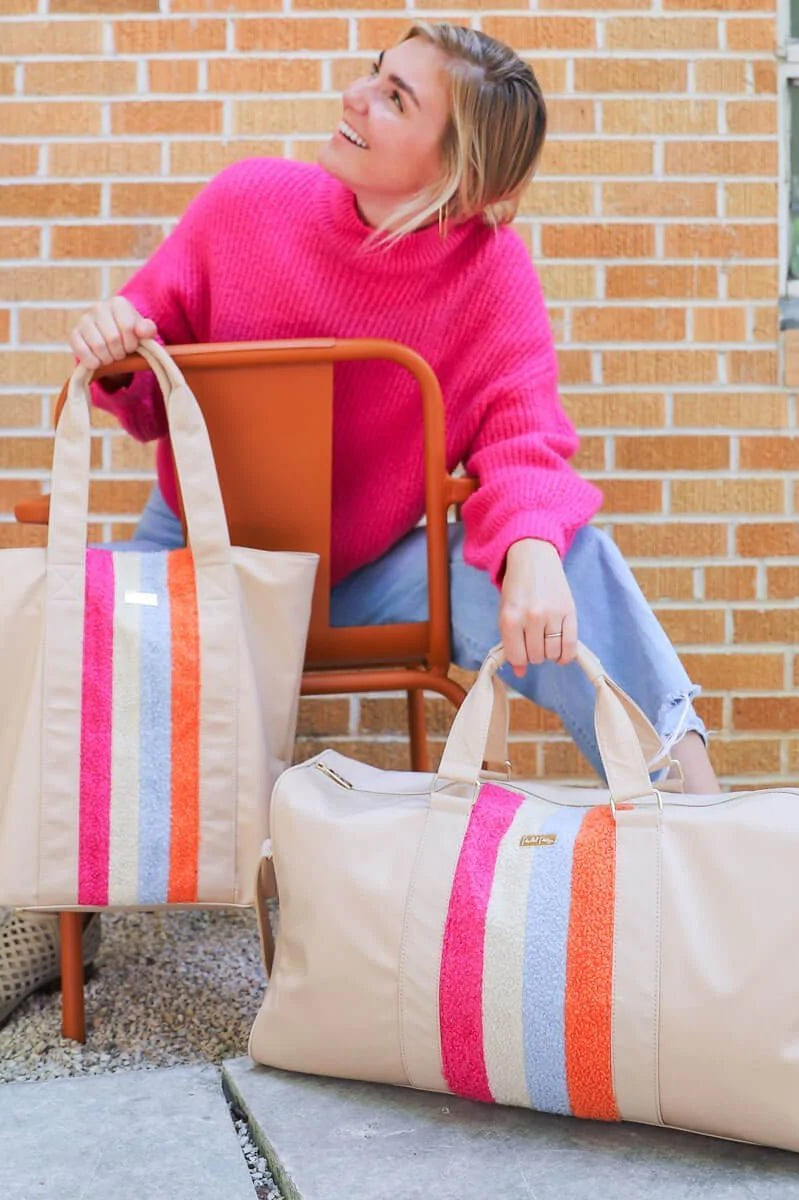 Shop Packed Party Packed Party Cozy Up Duffle Bag Tote Bag for women – premium loungewear and festival fashion at Spoiled Brat