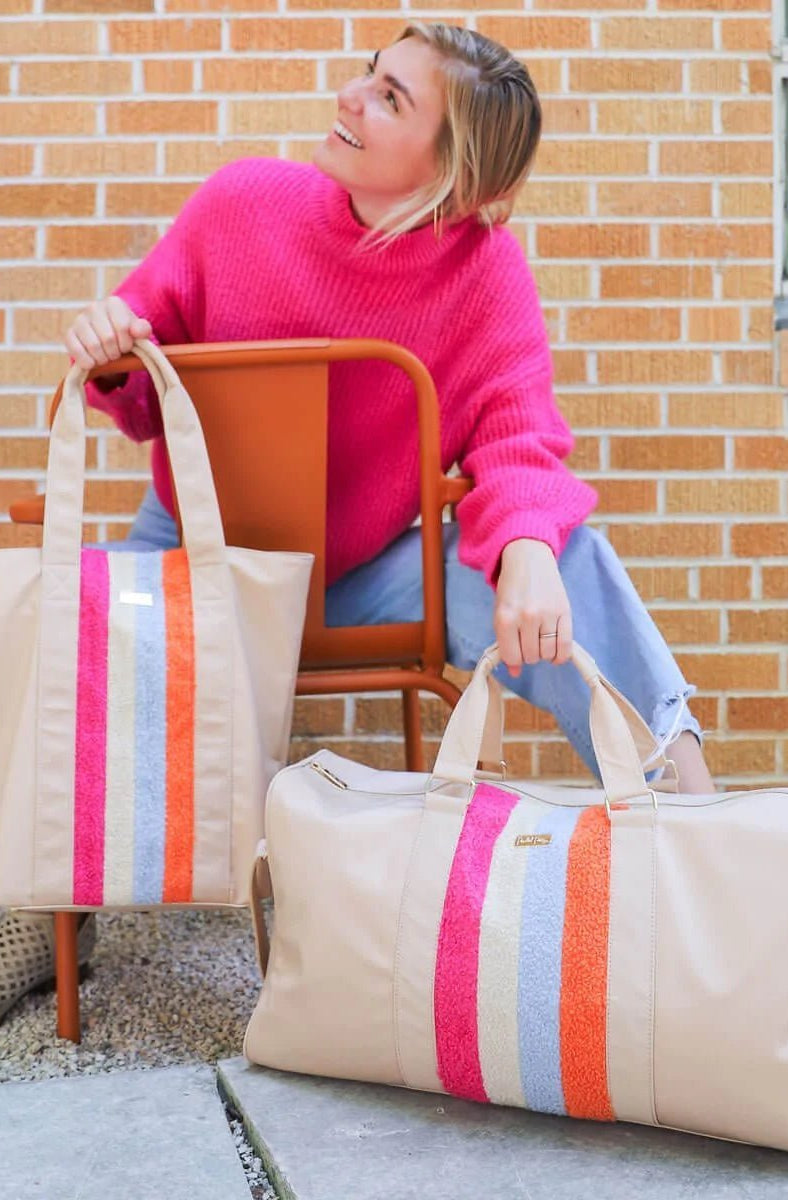 Shop Packed Party Packed Party Cozy Up Duffle Bag Tote Bag for women – premium loungewear and festival fashion at Spoiled Brat