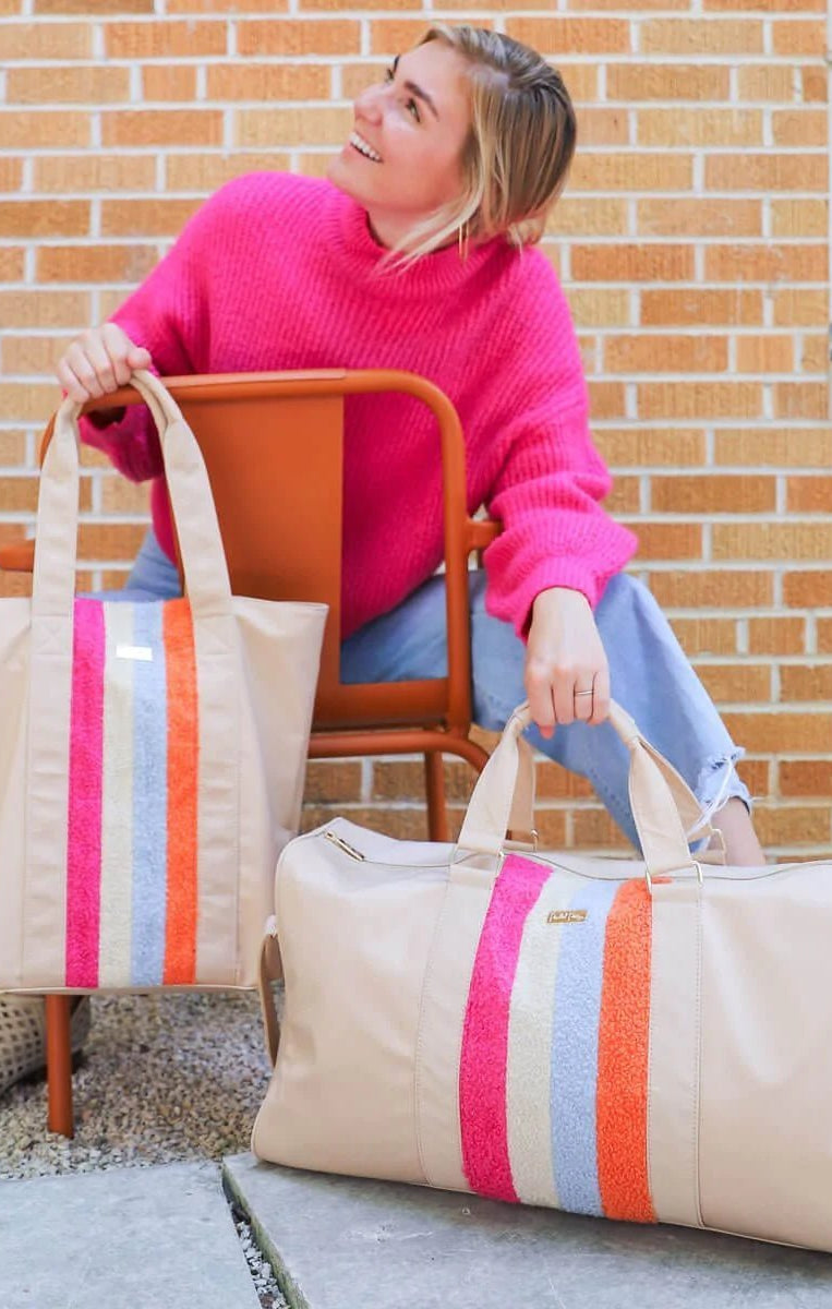 Shop Packed Party Packed Party Cozy Up Duffle Bag Tote Bag for women – premium loungewear and festival fashion at Spoiled Brat