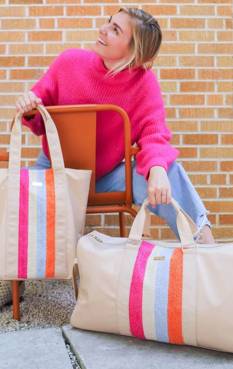 Shop Packed Party Packed Party Cozy Up Duffle Bag Tote Bag for women – premium loungewear and festival fashion at Spoiled Brat