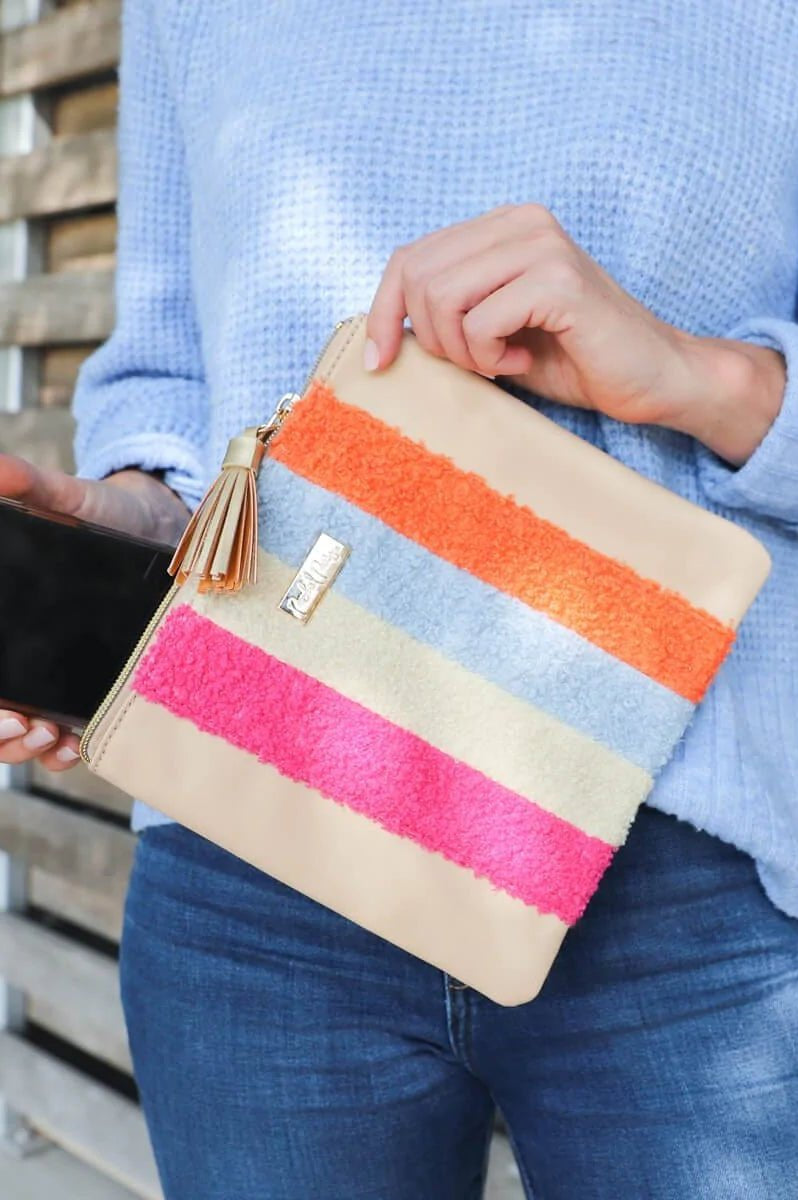 Shop Packed Party Packed Party Cozy Up Everything Pouch Bag Clutch Bag for women – premium loungewear and festival fashion at Spoiled Brat