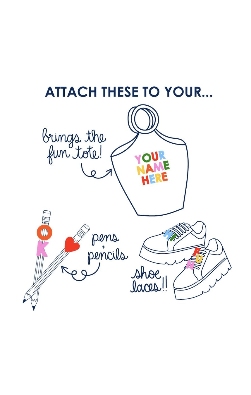 Shop Packed Party Packed Party Spell it Out Letter Attachments Charm for women – premium loungewear and festival fashion at Spoiled Brat