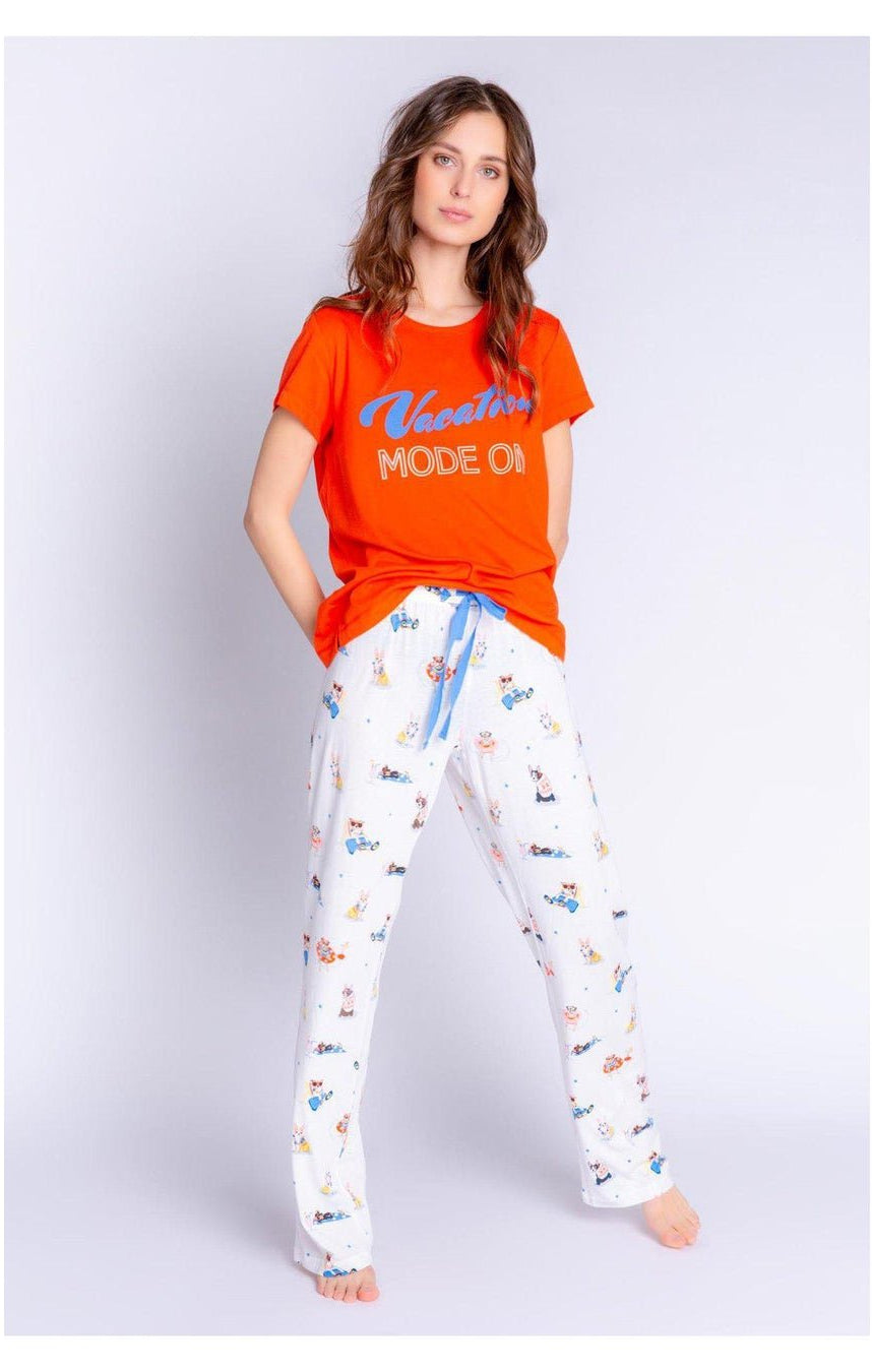 Shop PJ Salvage PJ Salvage Playful Prints Vacation Mode PJ Pants Pyjamas for women – premium loungewear and festival fashion at Spoiled Brat