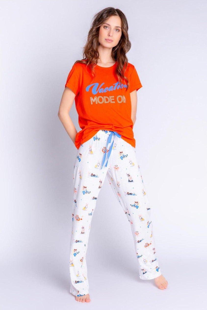 Shop PJ Salvage PJ Salvage Playful Prints Vacation Mode PJ Pants Pyjamas for women – premium loungewear and festival fashion at Spoiled Brat