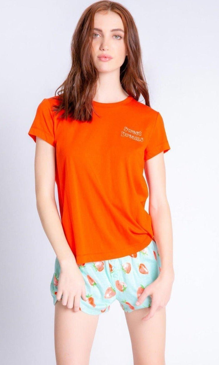 Shop PJ Salvage PJ Salvage Sweet Dreams Playful Print T-Shirt T-Shirt for women – premium loungewear and festival fashion at Spoiled Brat