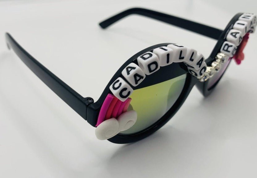 Shop Rad and Refined Rad & Refined Cadillac & Rainbows Statement Sunglasses Sunglasses for women – premium loungewear and festival fashion at Spoiled Brat