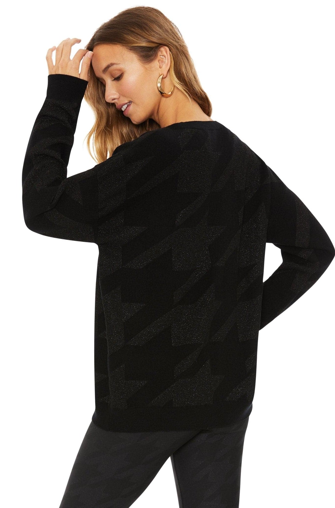 Beach Riot Joey Houndstooth Knit Sweater - Spoiled Brat